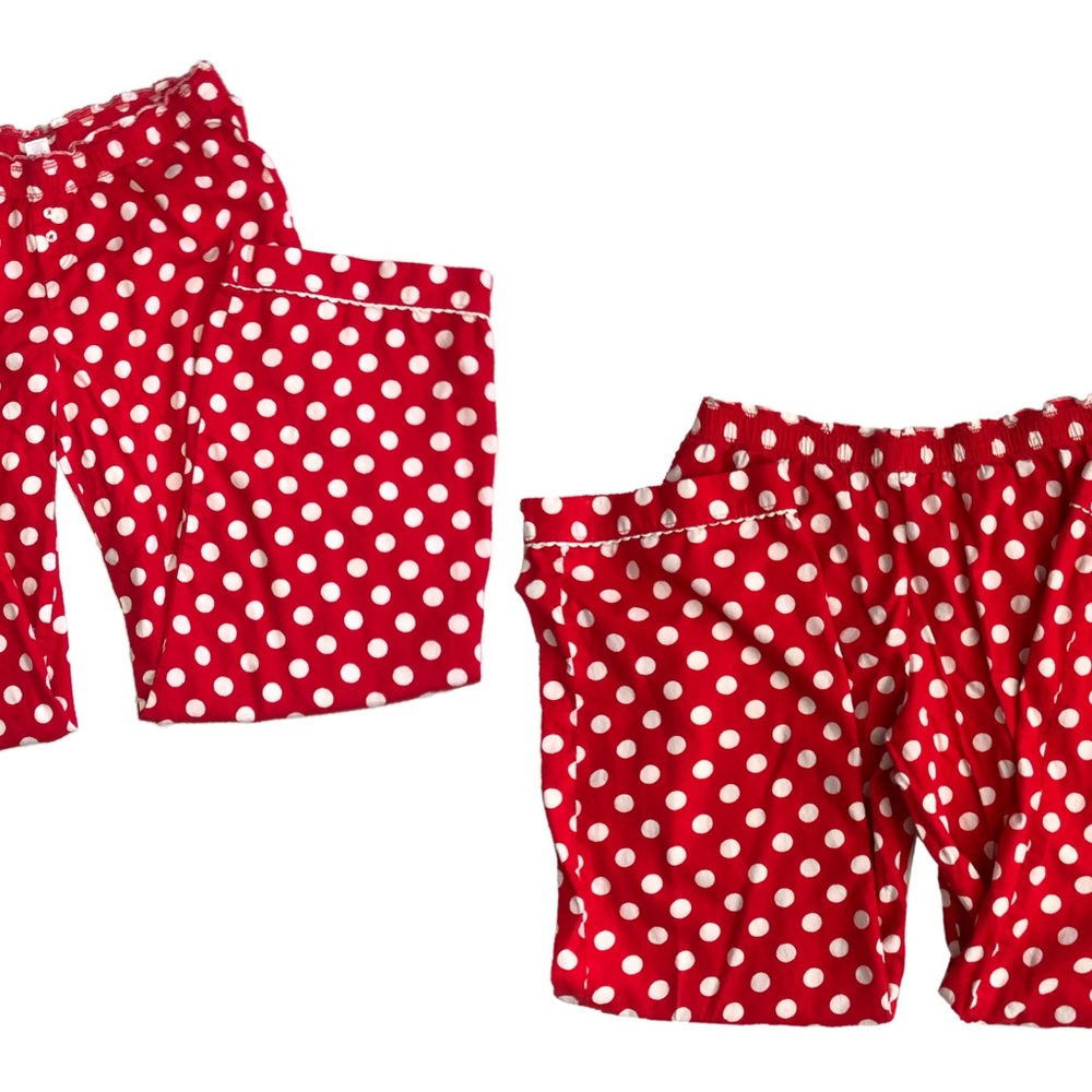 Victoria’s Secret Polka Dot Flannel Pj Set • Small - Picture 5 of 8